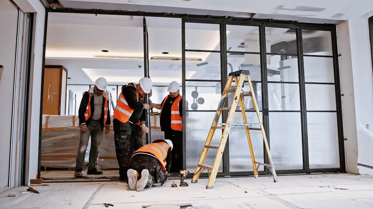 steel metal iron door installation service Austin